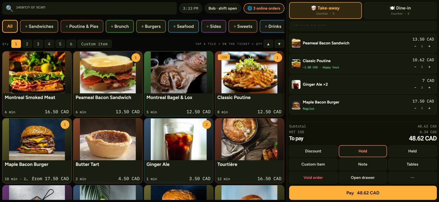 HundteC POS till on iPhone